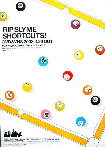 RIP SLYME 「SHORTCUTS!」のポスター