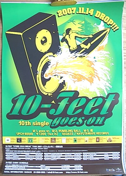 10-FEET 「goes on」のポスター
