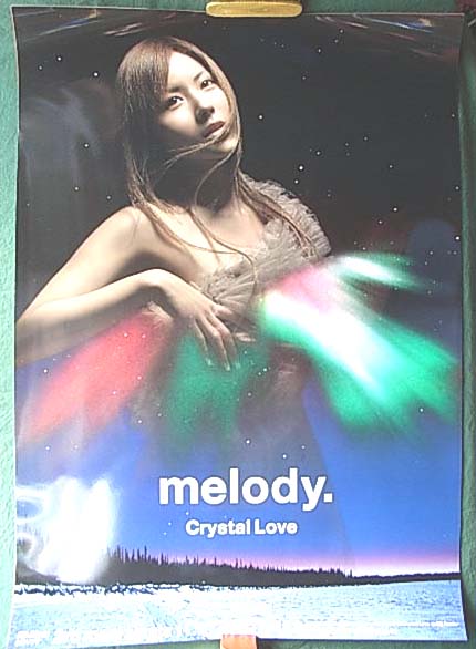 melody. 「Crystal Love」 光沢のポスター