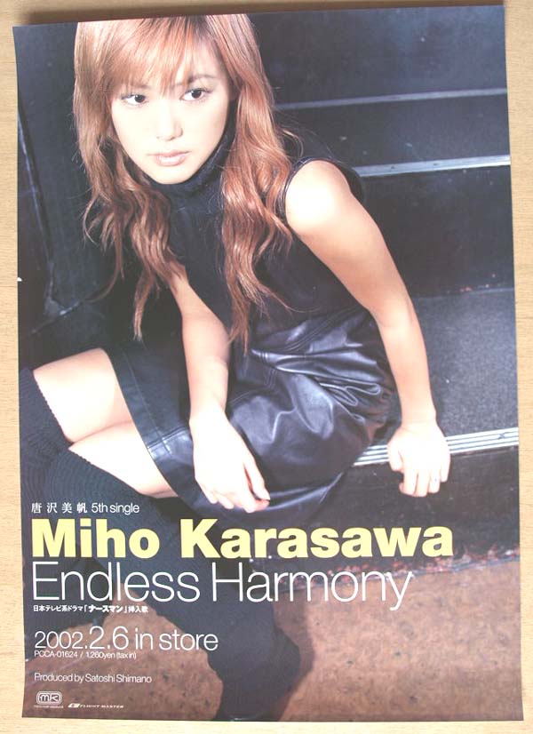 唐沢美帆 「Endless Harmony」 両面のポスター